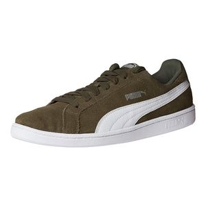 PUMA Smash SD Fashion Sneaker, Olive Night White, 7.5 D(M) US - NEW IN THE BOX